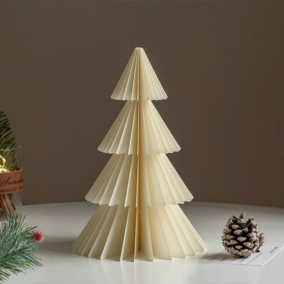 サムネイル： ハニカム クリスマスツリー おしゃれ 新作 ツリー グッズ 卓上 クリスマス 北欧 オーナメント ペーパーハニカムクリスマスツリー 雑貨 インテリア 北欧 装…