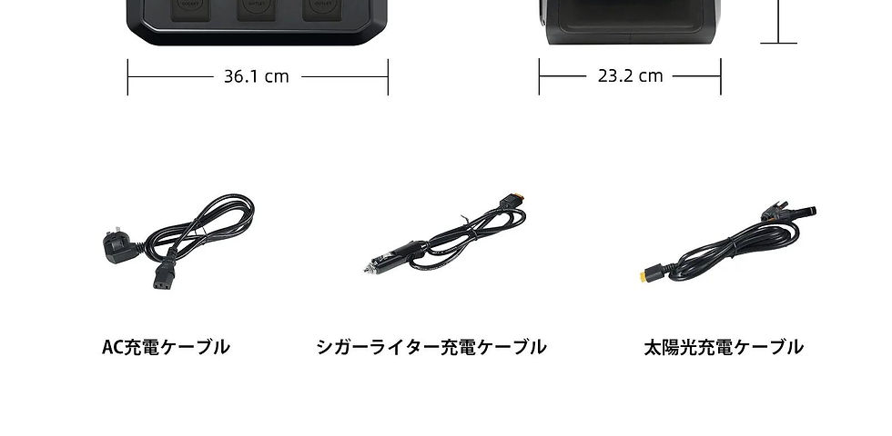 サムネイル： IEEtek ポータブル電源 P1800, 1024Wh大容量, 定格1800W/瞬間最大3600W, リン酸鉄バッテリー 長寿命10年 70分で急速フル充電…