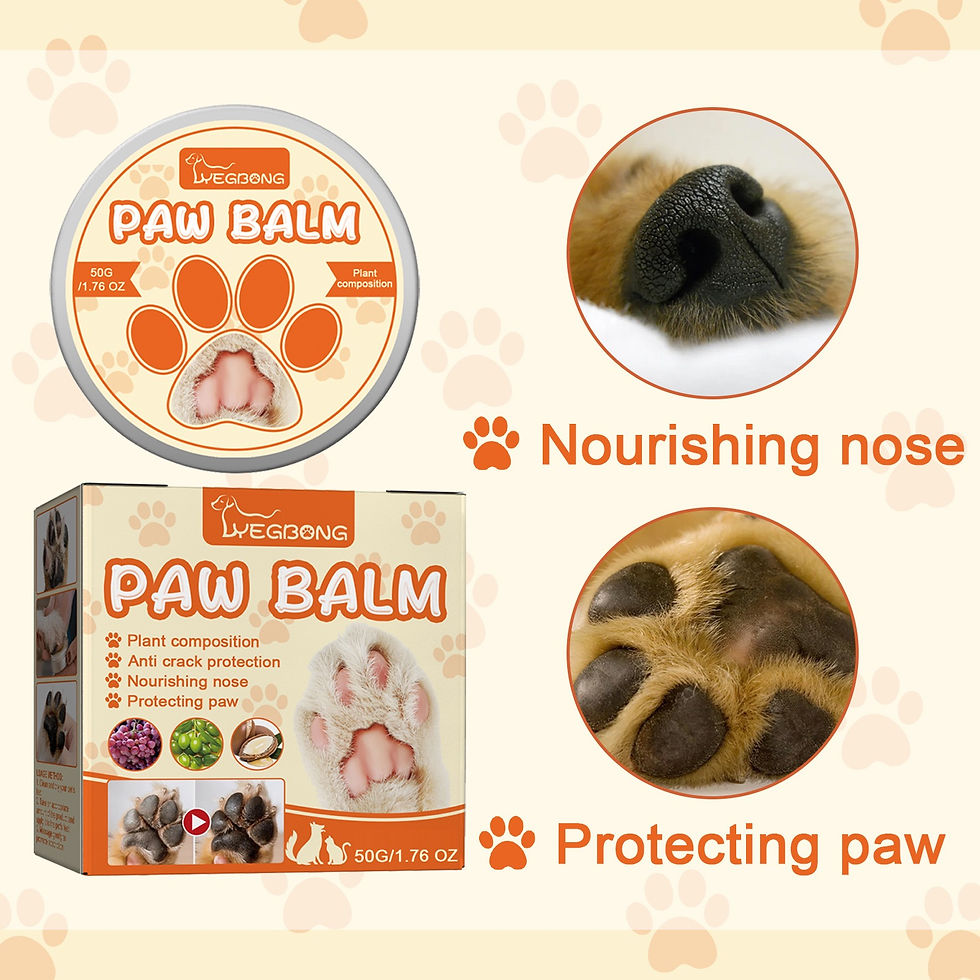 サムネイル： ペット保湿爪クリーム猫と犬に共通深い保湿足裏と足裏肉パッド乾燥ひび割れケアクリームペットの世話乾燥、荒れ、ひび割れた爪を修復、柔らかい触感を回復、天然植物精油…