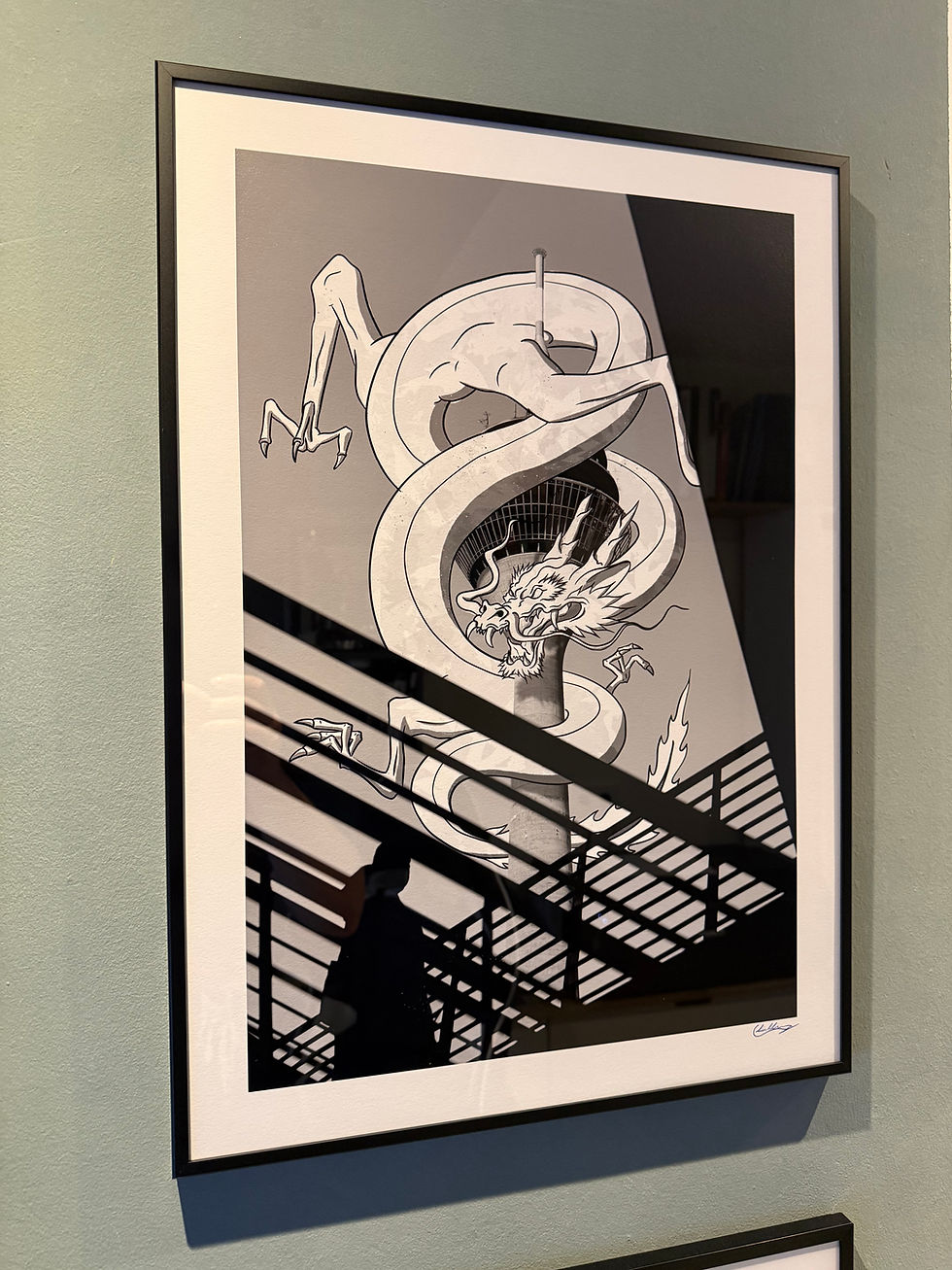 Kunstdruck selbst hergestellt von Christoph Lichtenberg