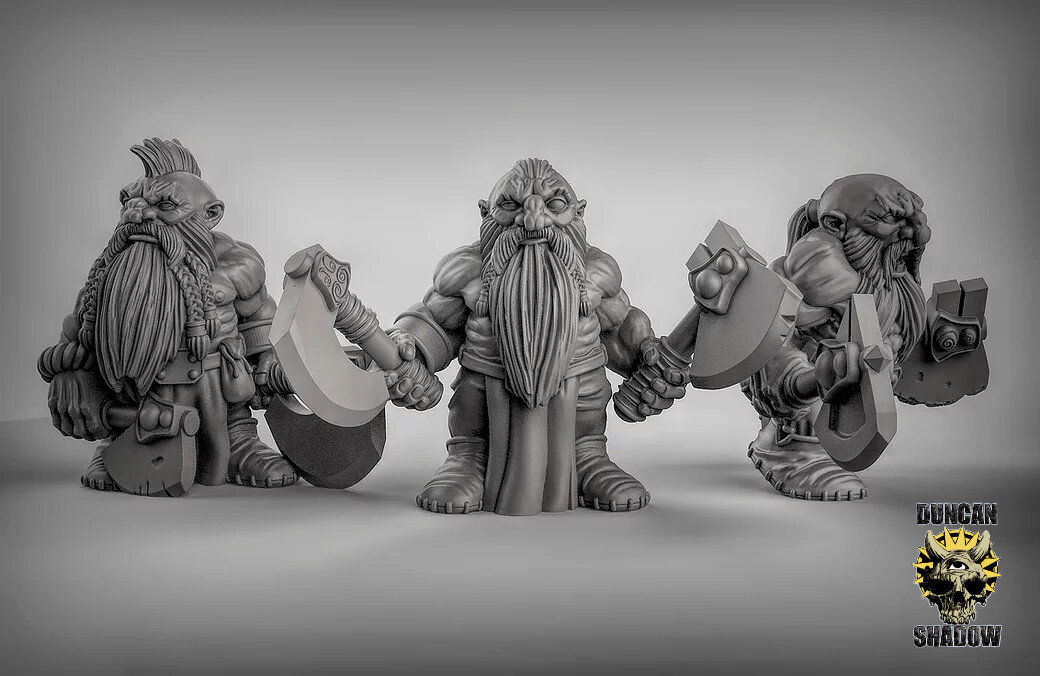 Dwarf Beserker w dual hand weapons