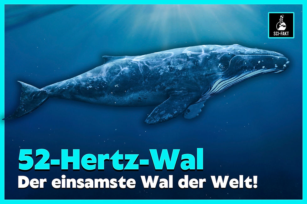 52-Hertz-Wal, der einsamste Wal der Welt, loneliest Whale