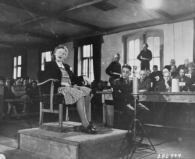Ilse Koch, Lampenschirme aus Menschenhaut im KZ Buchenwald, vor Gericht, Prozess