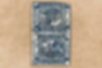 Briefmarkenpaar, Buenos Aires 1p Tête-bêche, Kehrdruck, Briefmarke, selten, teuer, wertvoll