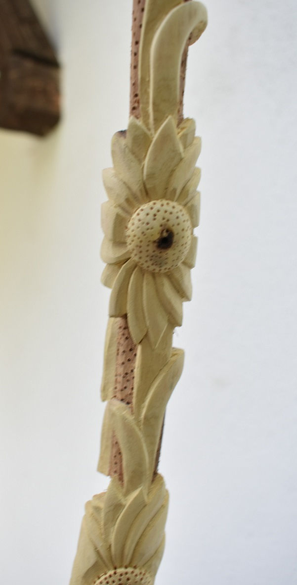 Miniatura: Bastone di maggiociondolo "margherite" con corno lungo