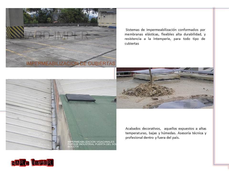 Impermeabilización en placas