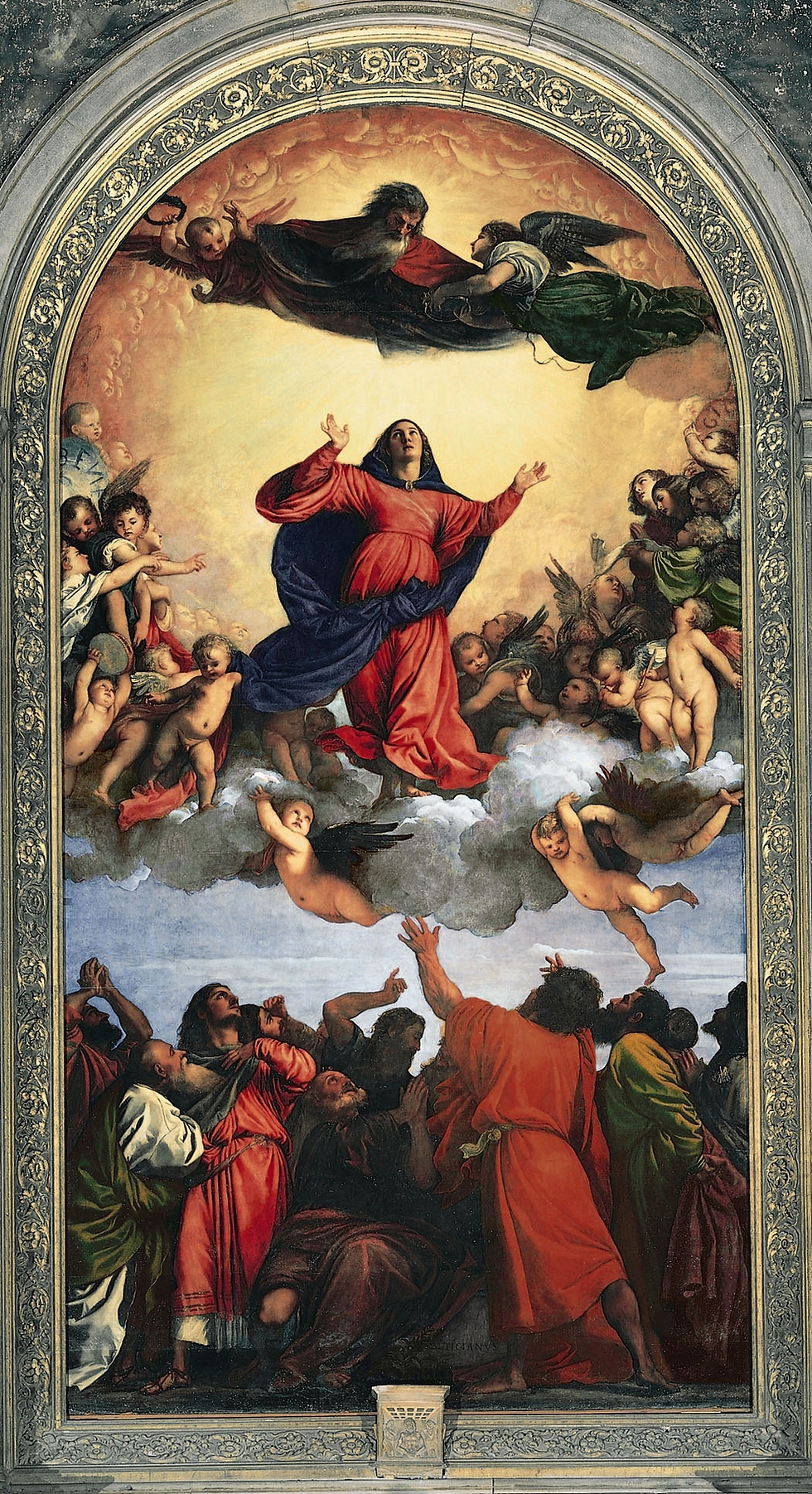 Titien : L'Assomption de la Vierge (entre 1516 et 1518)
