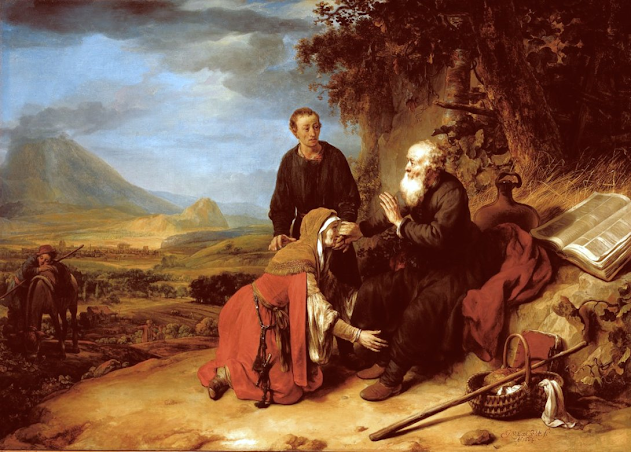 Le Prophète Élisée et la femme de Shunem - G. van den Eeckhout (1664)