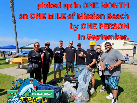 We Love A Clean Mission Beach