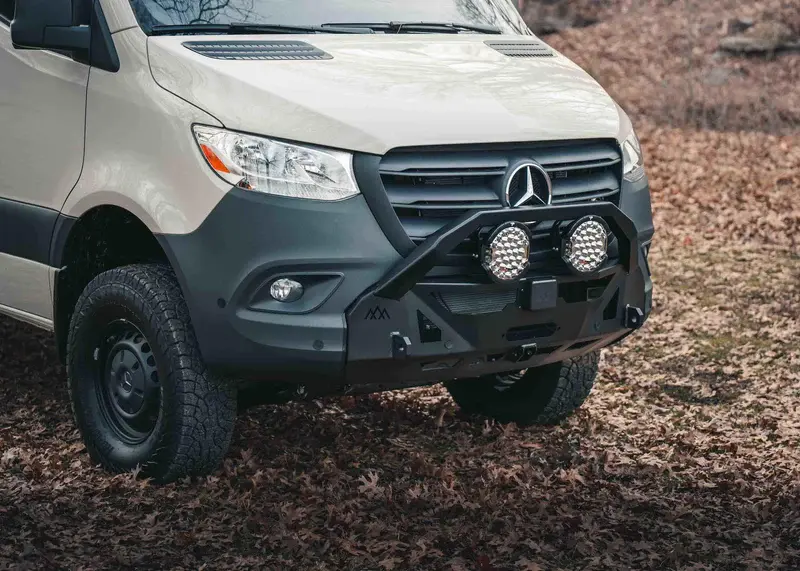 sprinter bumper, sprinter winch bumper, sprinter push bar, sprinter offroad