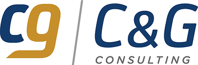 C&G Consulting Inc. Full Color Navy and Gold logo