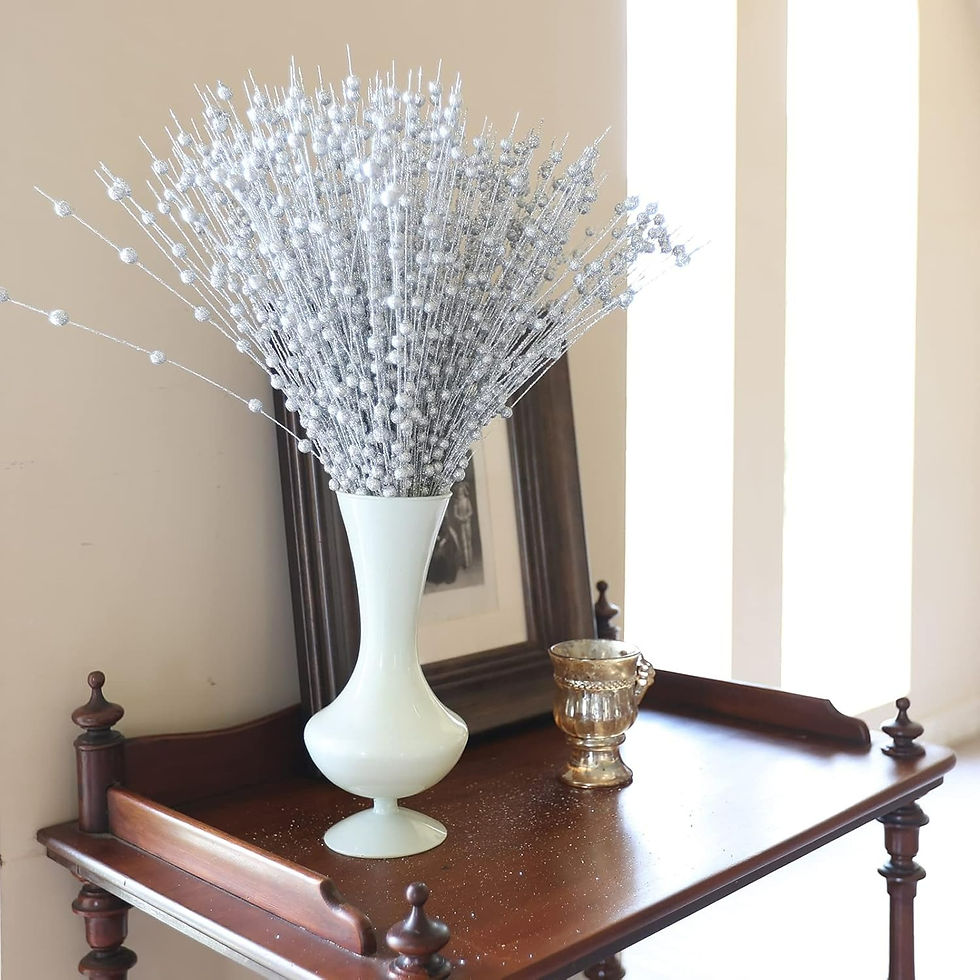 Thumbnail: 24-Pack Christmas Tree Picks and Sprays, Christmas Tree Filler Decorations