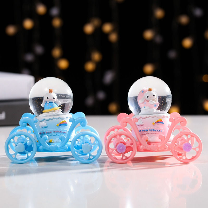 Thumbnail: Carriage crystal ball decoration Christmas New Year gift