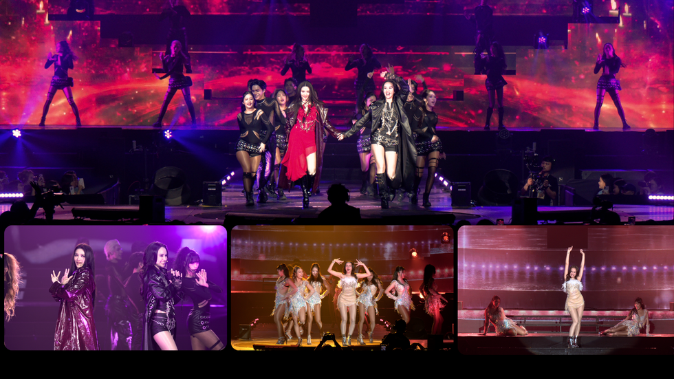 ภาพบรรยากาศรวมของของ จินนี่ ณัฐณิชา และ เจน่า แองเจลิน่า งานแฟนคอนเสิร์ตพร้อมระบบไลฟ์มืออาชีพ