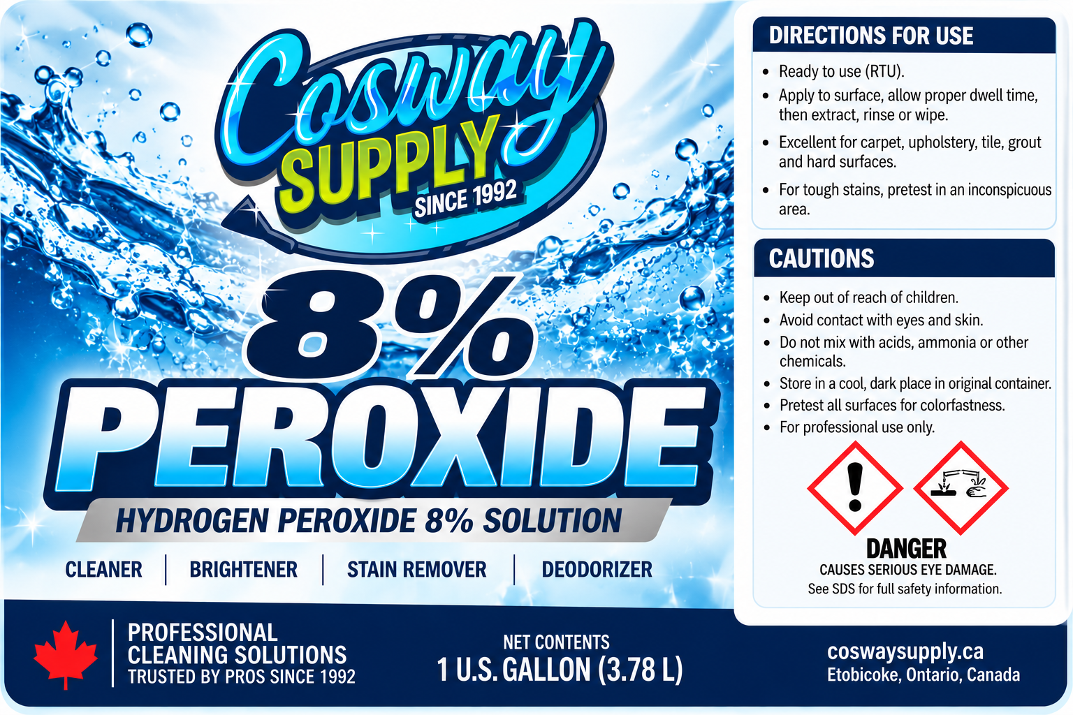 Hydrogen Peroxide Booster and Spotter