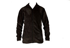 Fermuarlı siyah polar sweatshirt S14 model