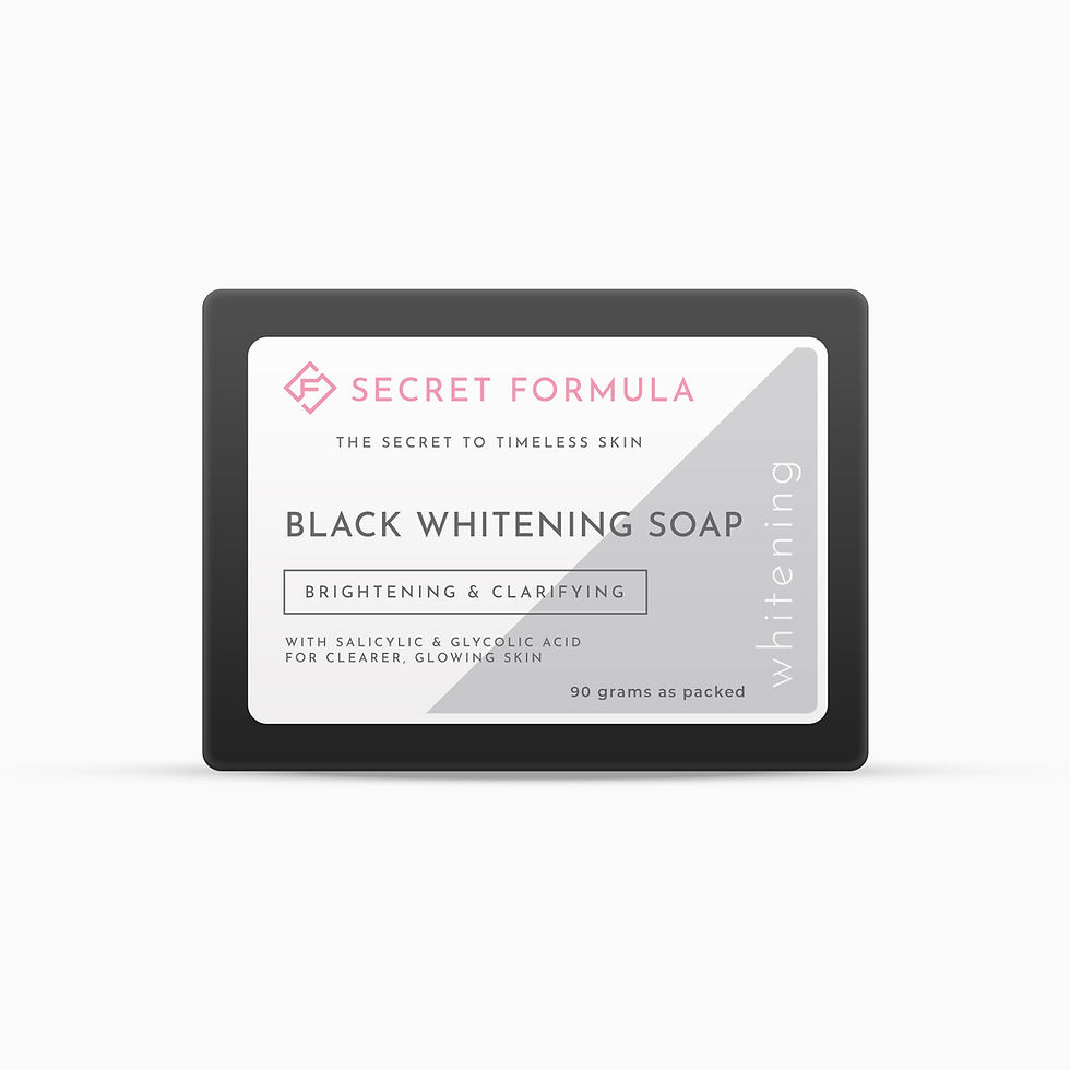 SECRET FORMULA BLACK WHITENING SOAP 90G