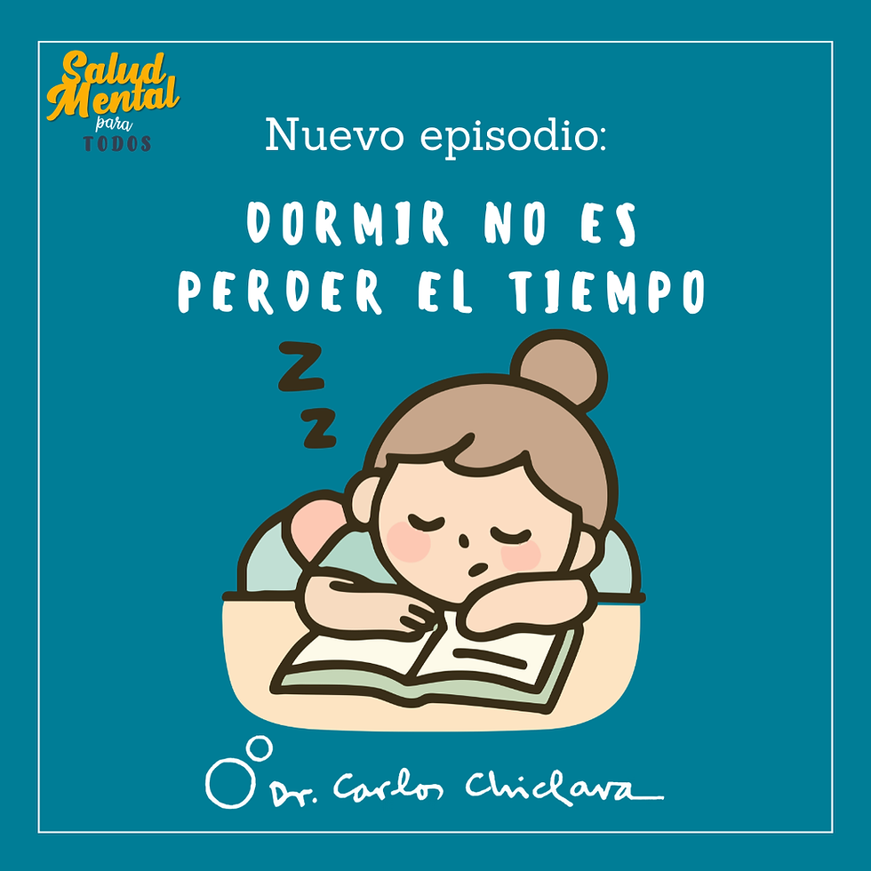 Dormir no es perder el tiempo