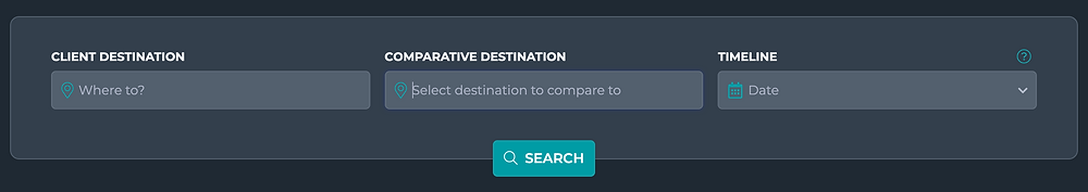 Selecting a comparative destination