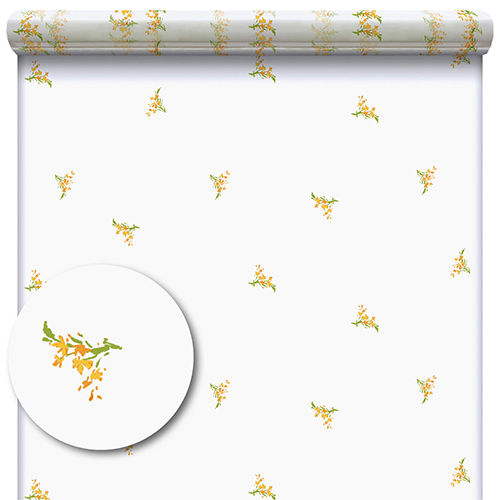 Lisette-Moutard-Orange-Polypropylène (0,80 × 120 m)