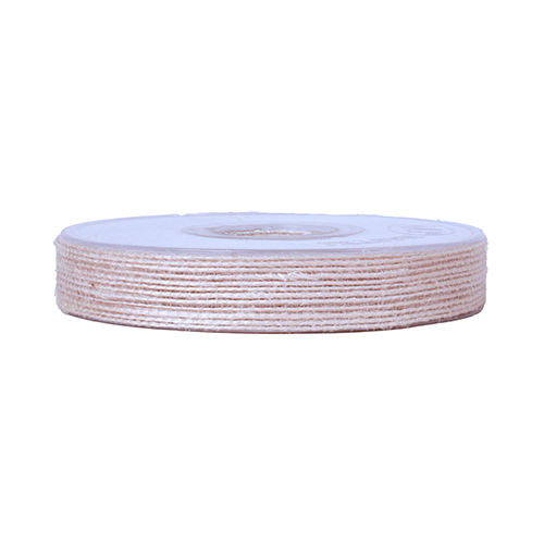 Ruban X 12ml - Jute - Blanc - 15 mm x 12 m