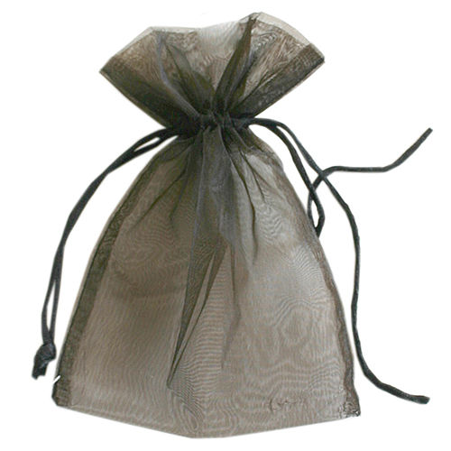 Sachet T17 - Organdi - Noir - 17 x 24 cm