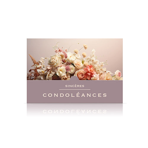 Grande Carte S. Condoléances