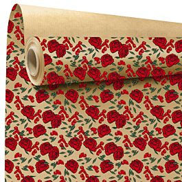 ROULEAU KRAFT FANTAISIE GABY POUR LA ST VALENTIN Rouge