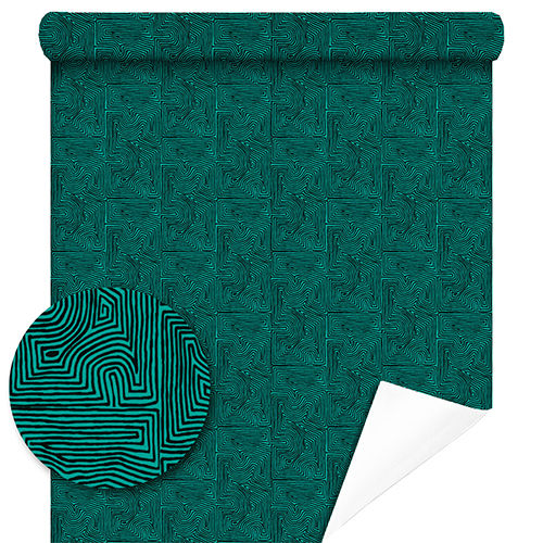 PAPIER - 80 GR/M2 - 70cm X 50ml - ARNOLD-TURQUOISE-NOIR