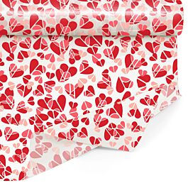 ROULEAU FANTAISIE CLAYBRILL MEMORIES POUR LA ST-VALENTIN Rouge