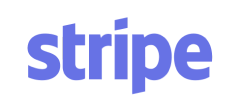 Stripe logo representing the Stripe payment system