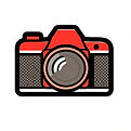 a red and white camera icon.jpg