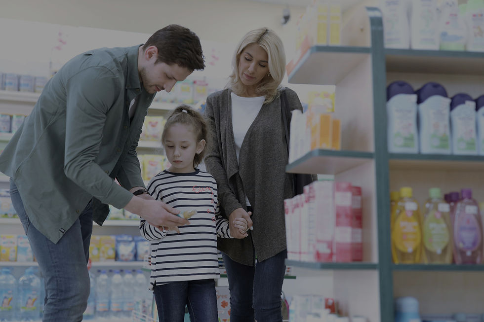 Family Shopping Together