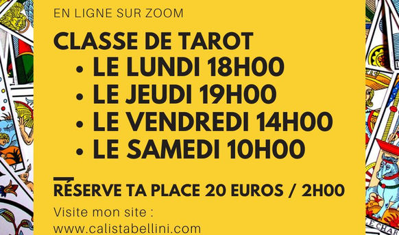 COURS DE TAROT