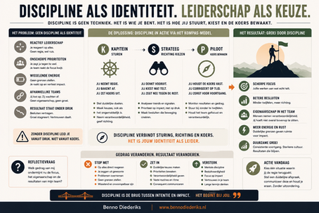 DISCIPLINE IS GEEN GEDRAG. HET IS WIE JE BENT.