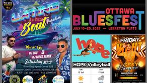 ¡Rumba sobre el Río! Barco Latino y más Eventos en Ottawa, este fin de semana.
