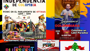 "¡Fin de Semana Colombiano en Ottawa: Vive la Fiesta de la Independencia!" y muchos eventos en la capital.
