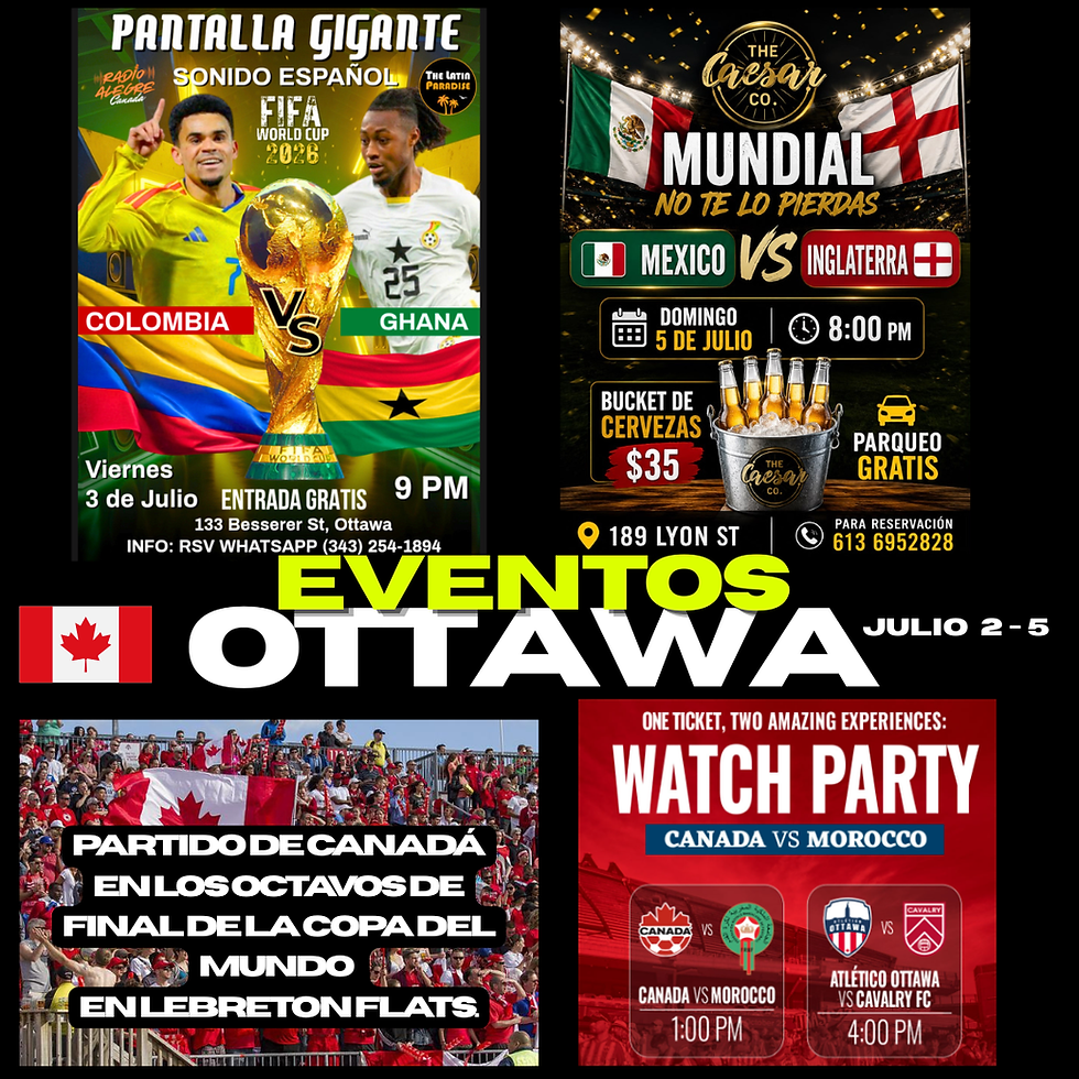 OTTAWA EXPLOTA CON EL MUNDIAL! ⚽🔥 ESTOS SON LOS EVENTOS QUE NO TE PUEDES PERDER