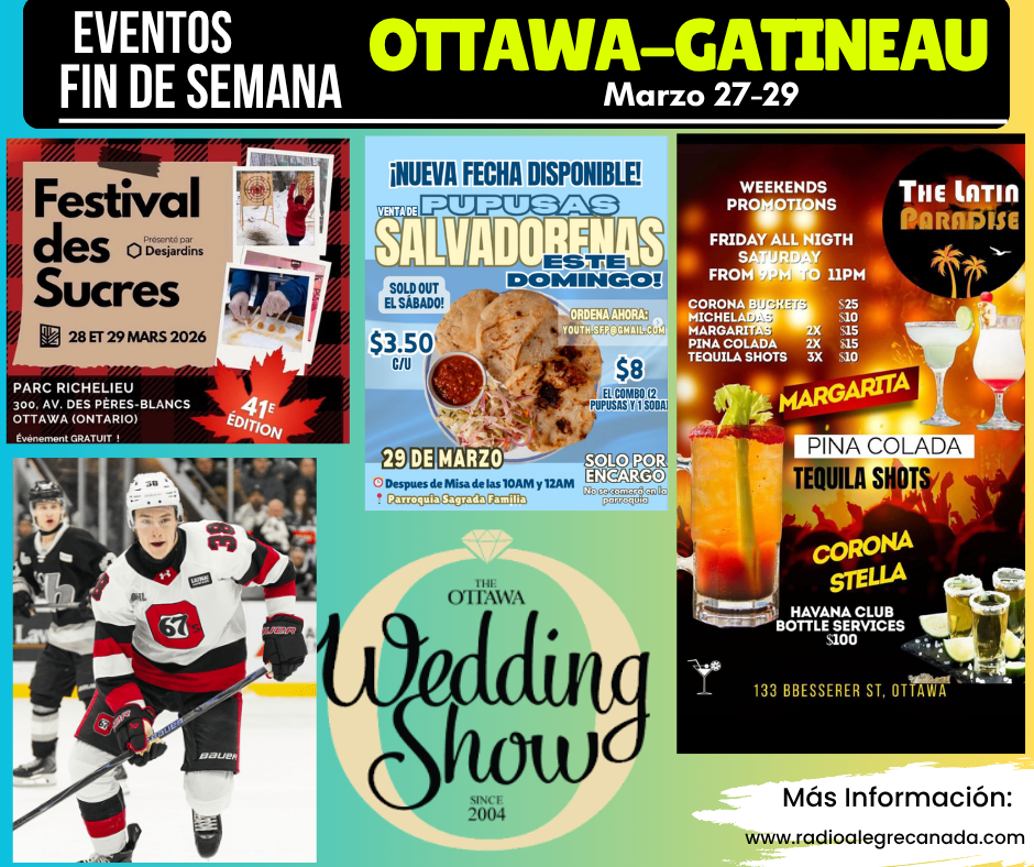 Ottawa se prende este fin de semana! Los mejores eventos que no te puedes perder