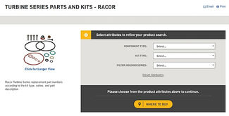 New Tool to Find Turbine Series Parts & Kits