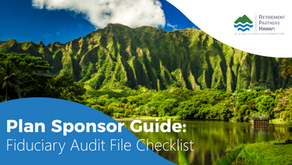 [Plan Sponsor Guide] Fiduciary Audit File Checklist