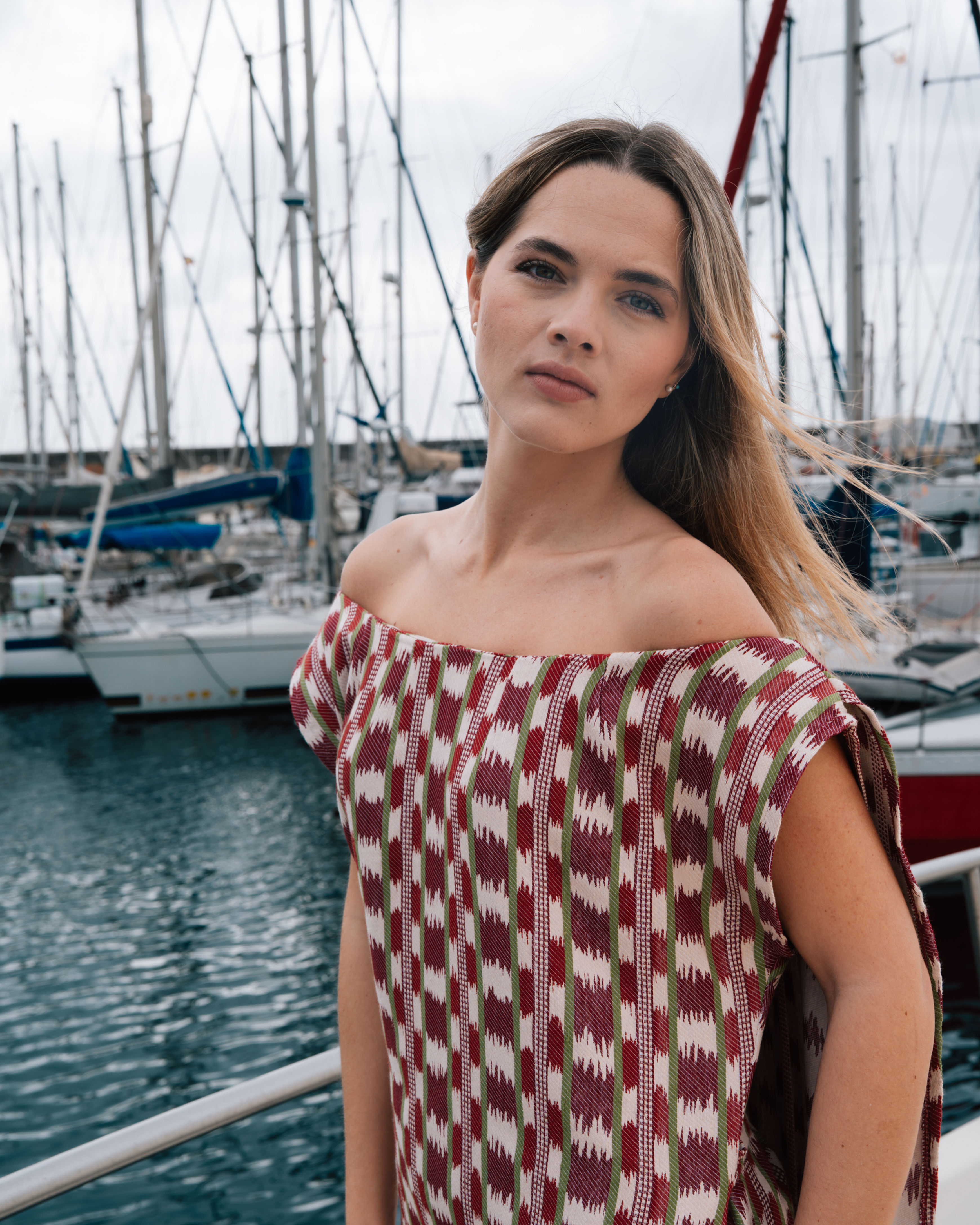 Kaftán Jacquard rustic "ETHNIC"