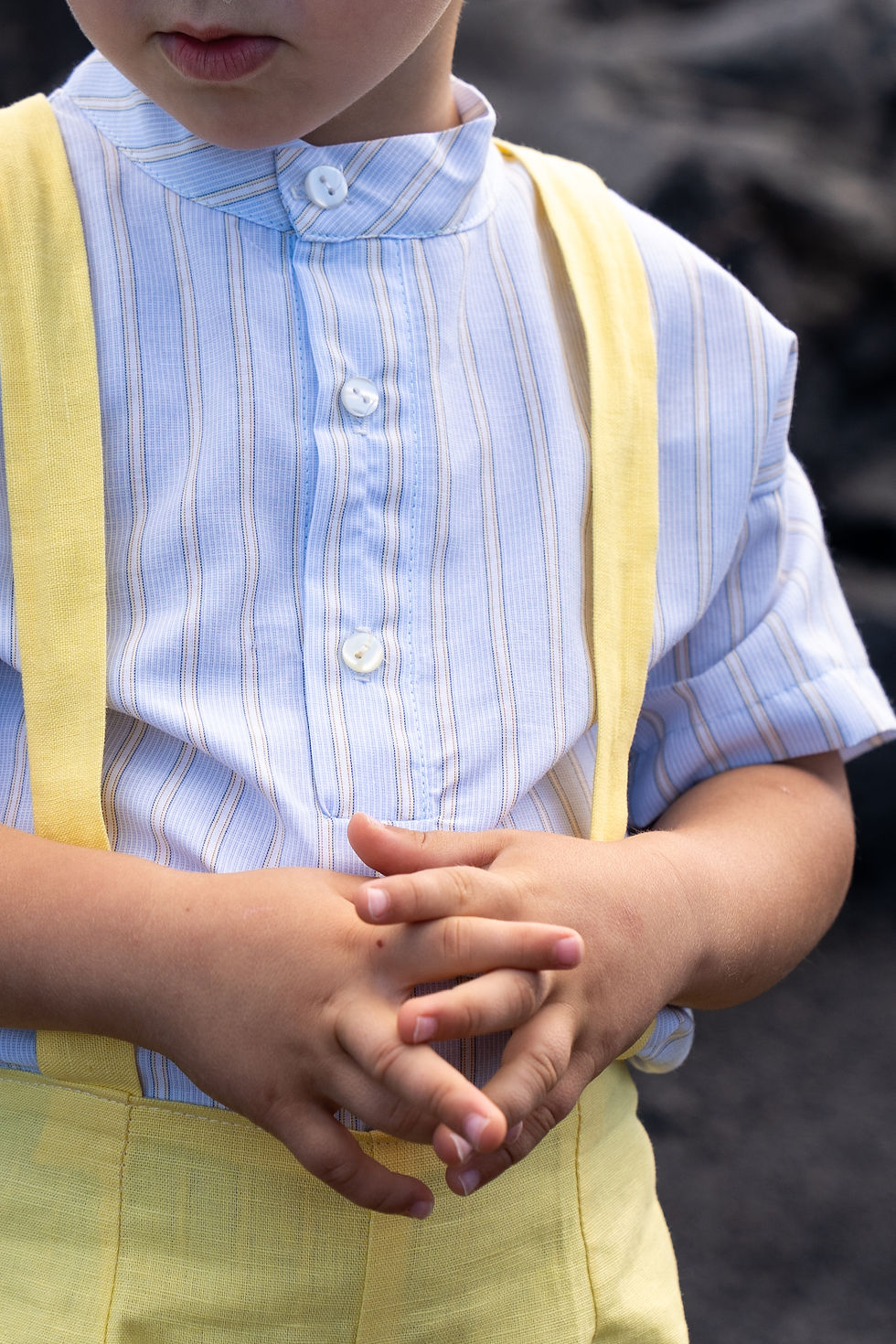 Miniatura: Camisa BB rayas "BUTTER"