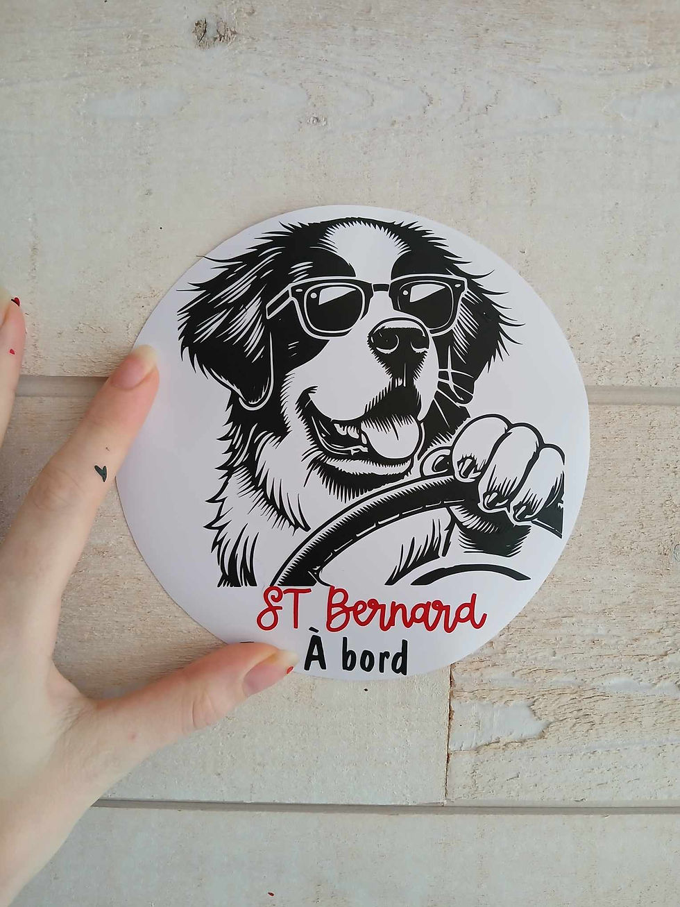 Miniature : Autocollant ST Bernard Pilote
