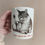 Miniature : 🐾 Mug « Je fais ce que je veux. Même ça. » – Chat européen tigré point