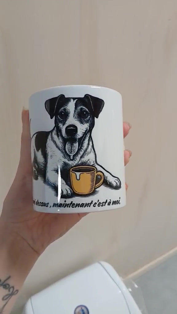 Miniature : Mug j'ai bavé dessus, maintenant c’est à moi" – Jack Russel
