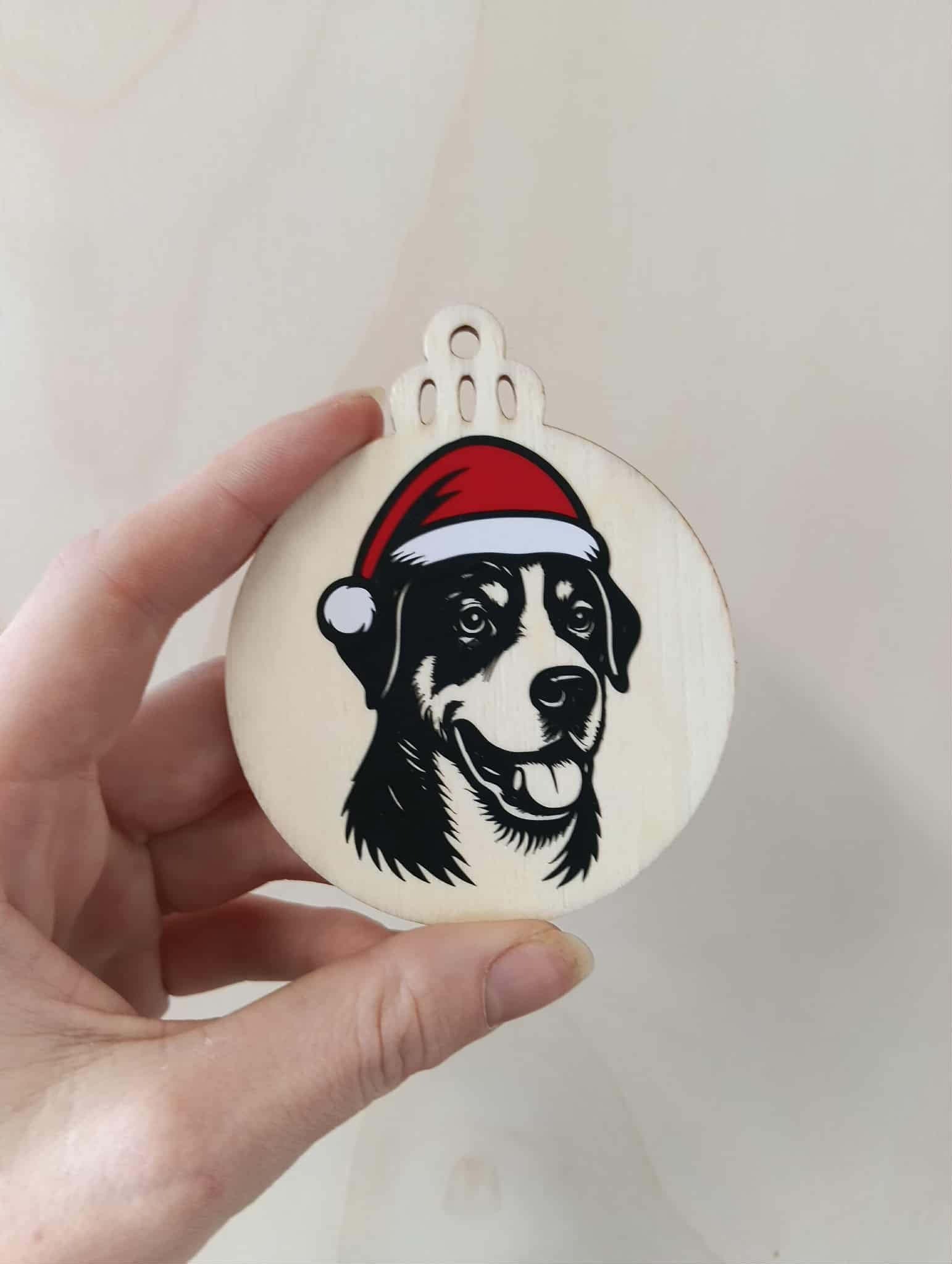 🎄 Boule de Noël – Grand Bouvier Suisse