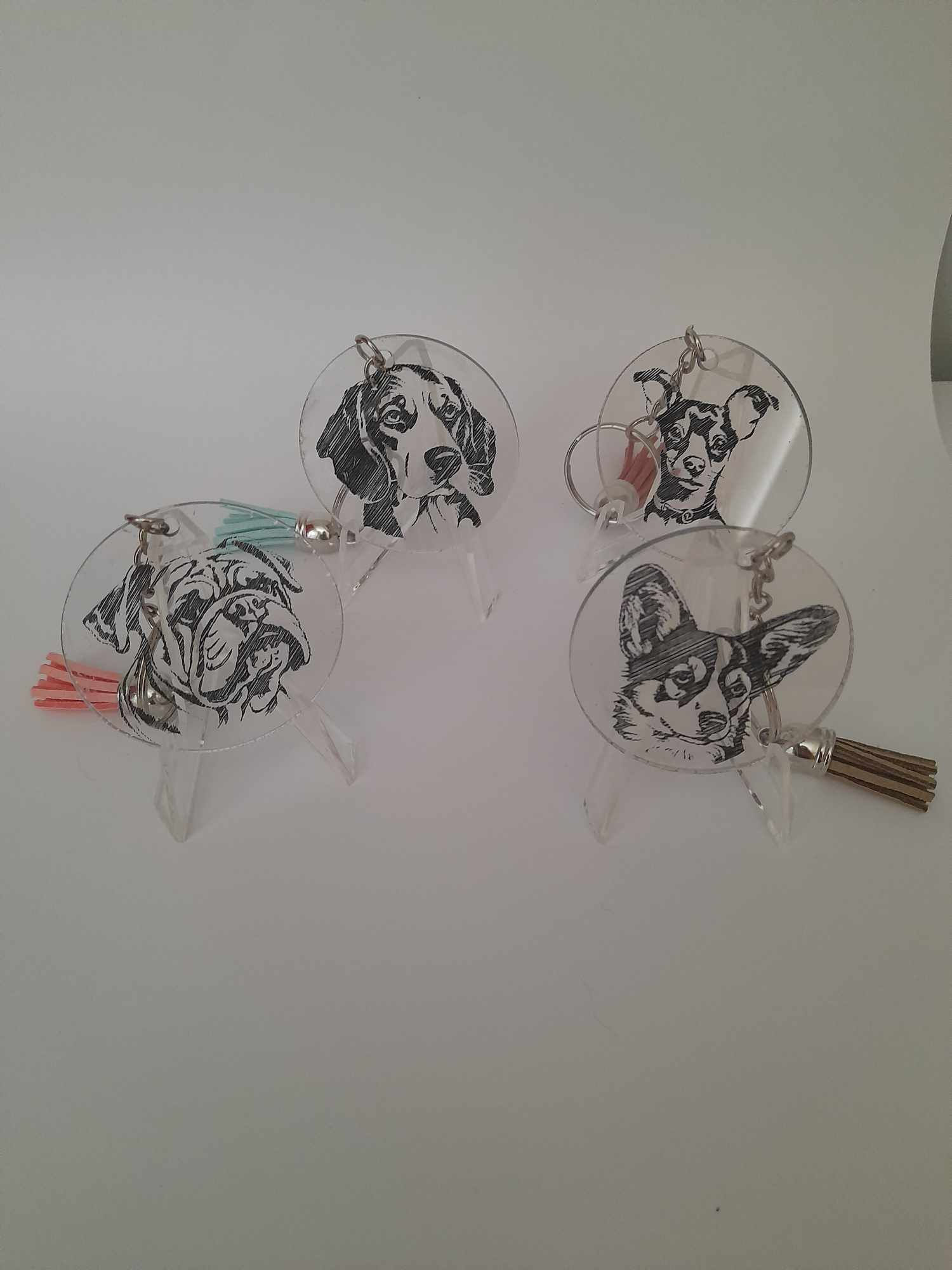 Porte-Clés Canin Personnalisé