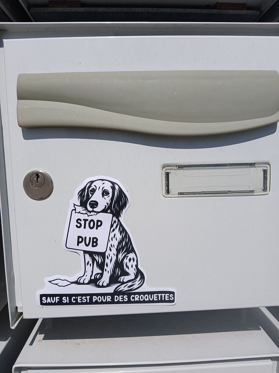 Miniature : Autocollant Stop Pub Setter