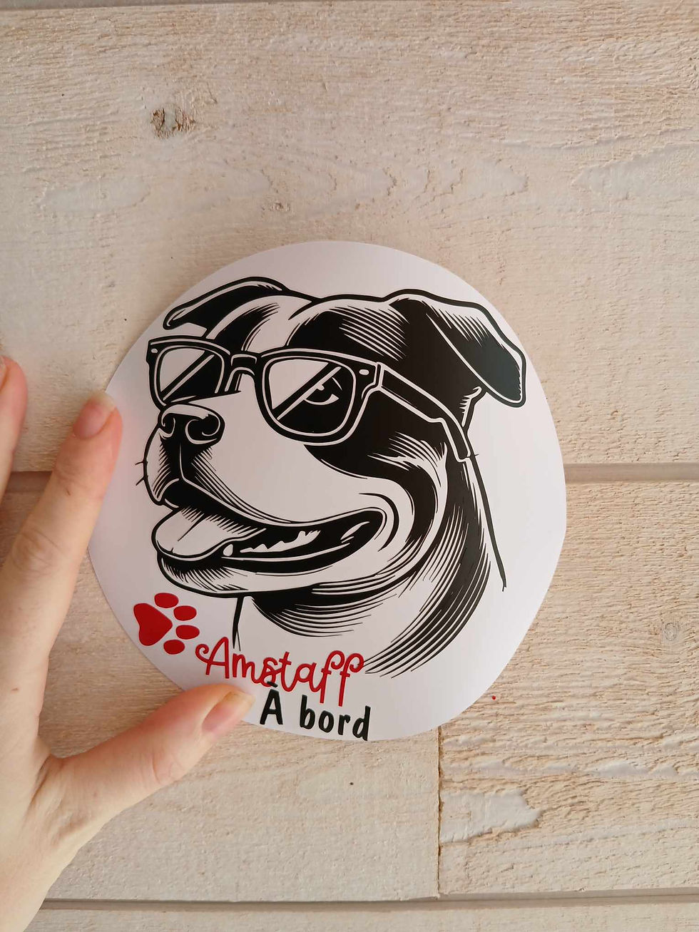 Miniature : Autocollant Amstaff v2